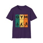 gym retro blocks unisex t‑shirt – vintage fitness workout tee