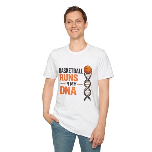 basketball runs in my dna unisex t shirt