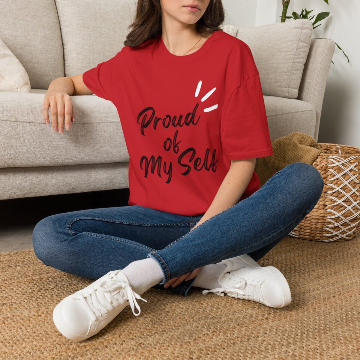 proud of my self unisex t shirt — empowerment self love tee