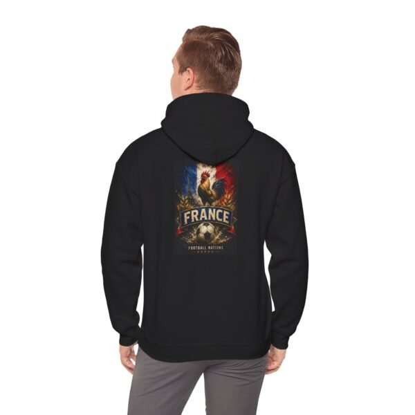 france soccer unisex hoodie – tricolor eagle football hoodie for fans