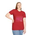 positive vibes unisex t shirt — retro pink box graphic tee