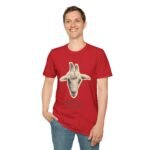 goat graphic unisex t shirt — “i’m literally just a goat” funny farm animal tee