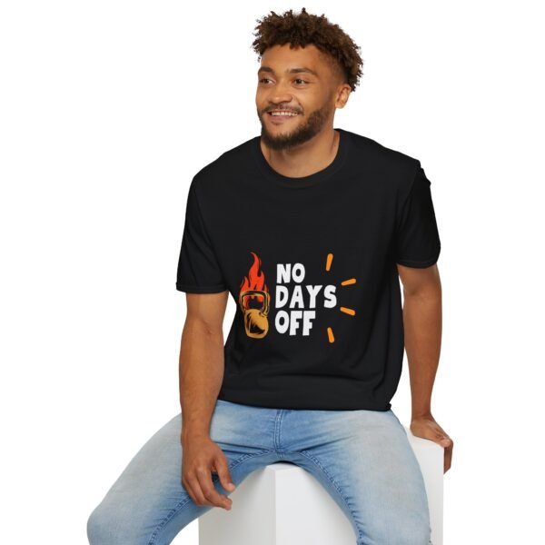 kettlebell on fire graphic unisex t shirt — fitness motivation workout tee