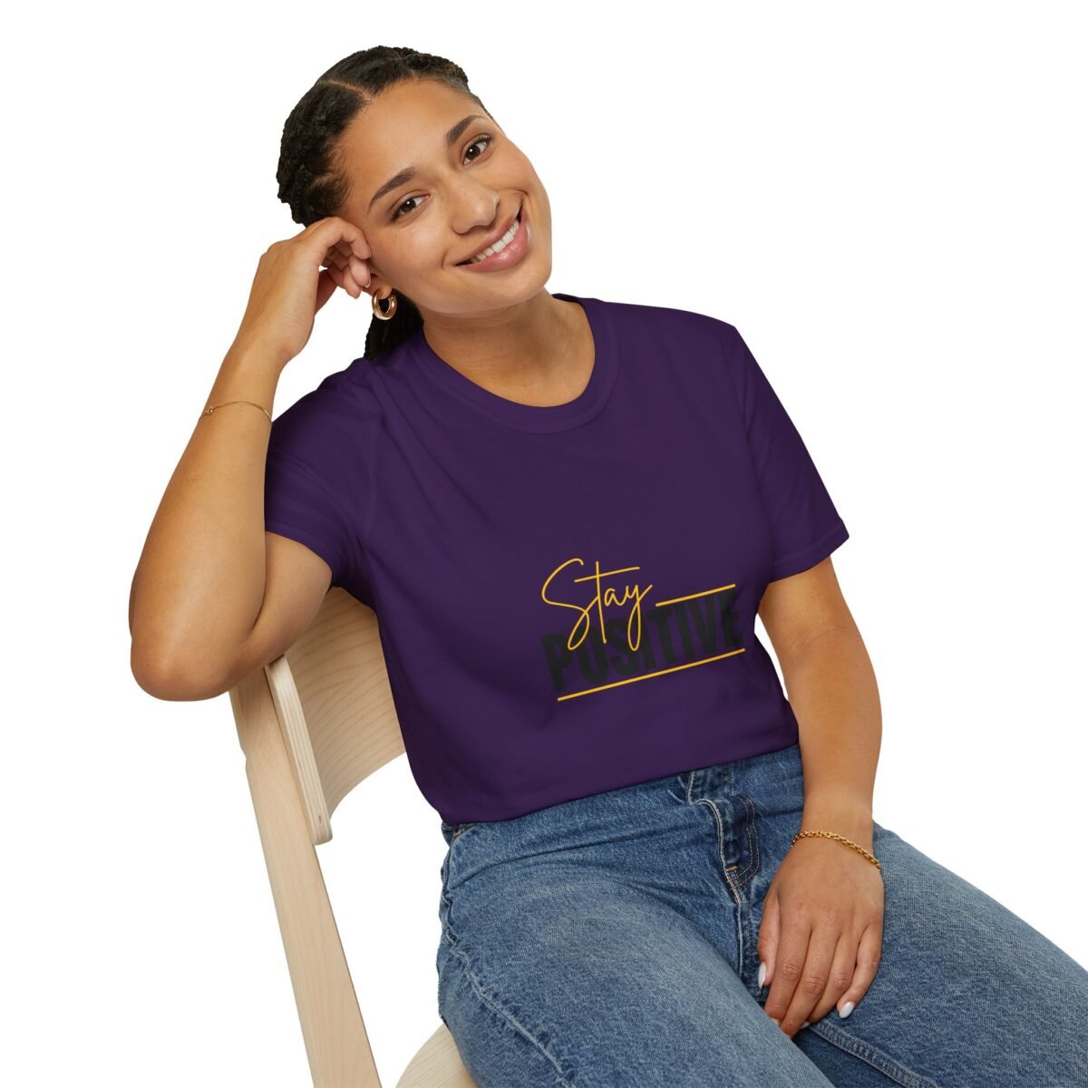 stay positive unisex t shirt — inspirational motivational graphic tee