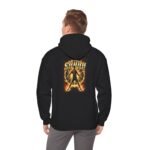 unisex hoodie 'shook' lightning figure graphic pullover