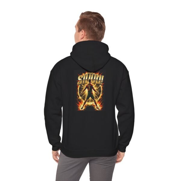 unisex hoodie 'shook' lightning figure graphic pullover