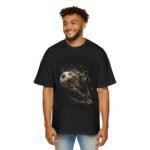 soccer explosion tee — men’s oversized football graphic shirt