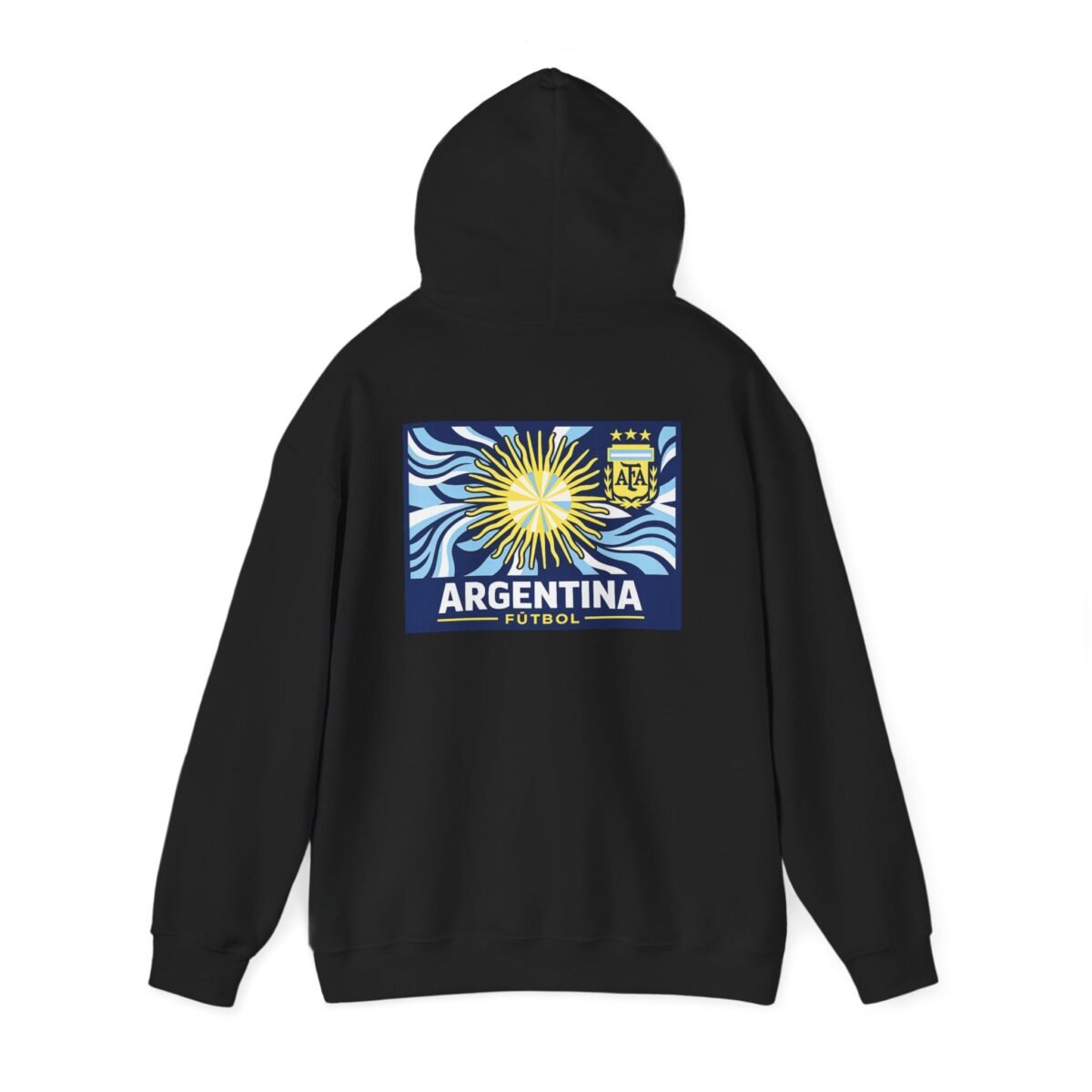 argentina futbol unisex hoodie – sun emblem argentina soccer pullover