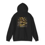 goat mentality unisex hoodie – motivational black pullover for athletes & hustlers