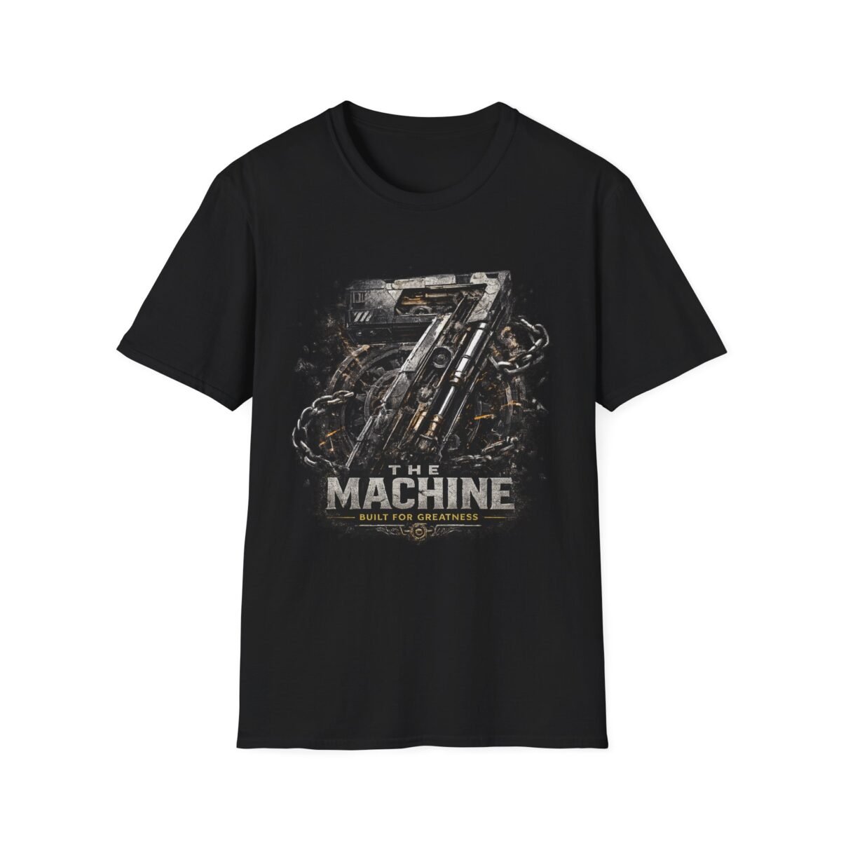 unisex t shirt — the machine vintage engine graphic tee