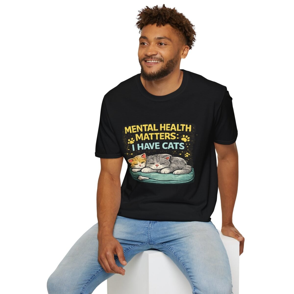 mental health matters: i have cats unisex t shirt