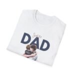 super dad unisex t shirt — father & child hug graphic tee, father’s day gift