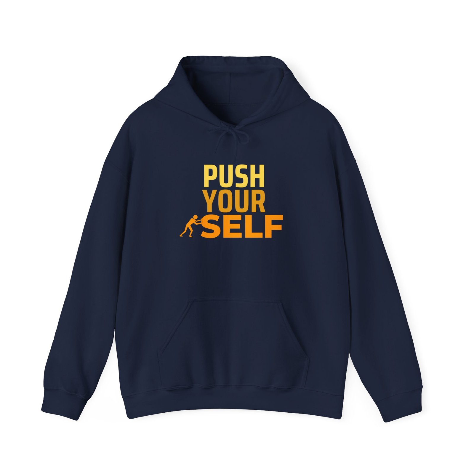 push your self unisex hoodie — motivational fitness pullover push your self unisex hoodie — motivational fitness pullover