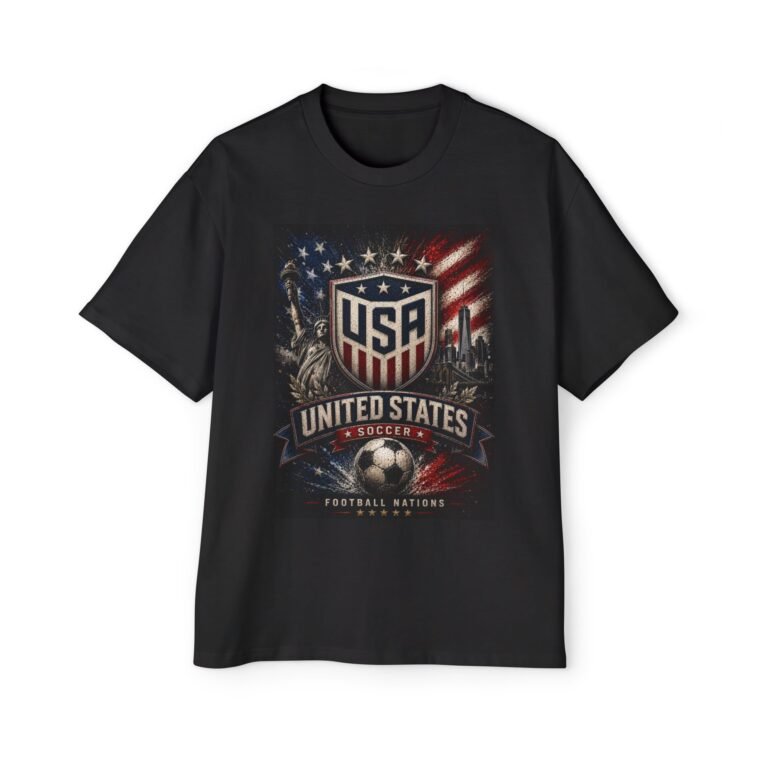 usa soccer unisex t shirt – united states football nations patriotic tee