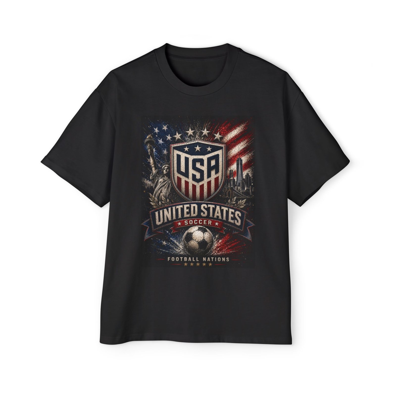 usa soccer unisex t shirt – united states football nations patriotic tee