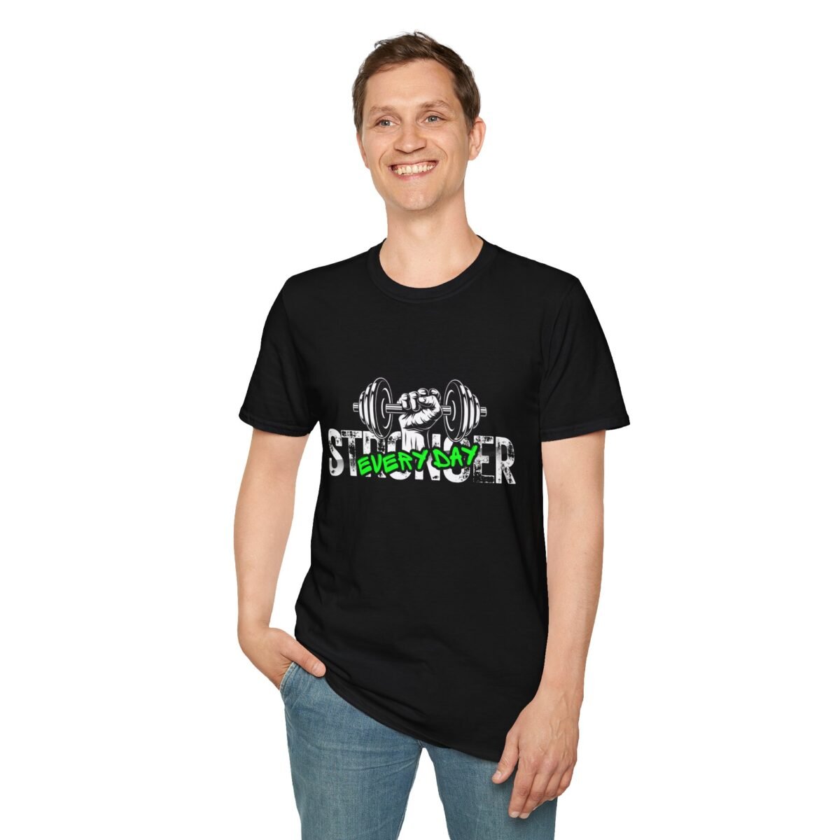 strength every day unisex t shirt — gym weightlifting workout tee