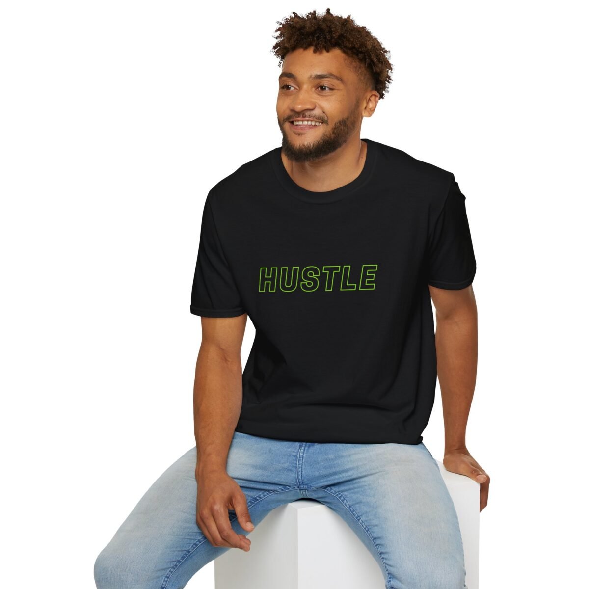 hustle graphic unisex t shirt