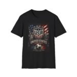 usa shield soccer unisex t shirt — united states football nation patriotic tee
