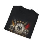 germany football unisex t shirt – deutscher fussball bund retro crest tee