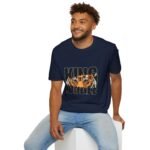king of the jungle men t shirt — tiger graphic tee