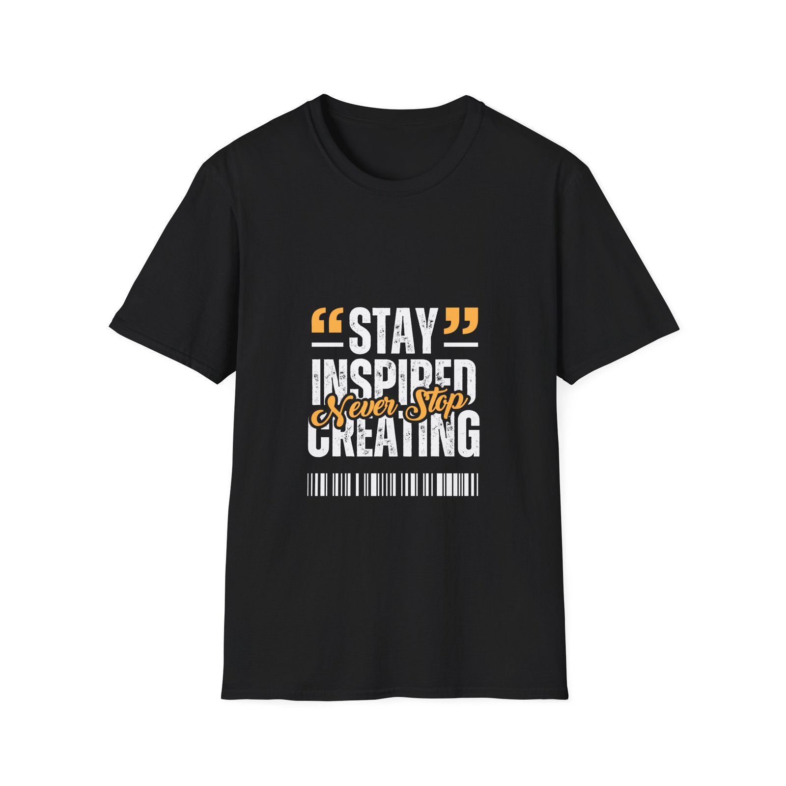 stay inspired tee — "stay inspired every step creating" motivational graphic unisex t shirt