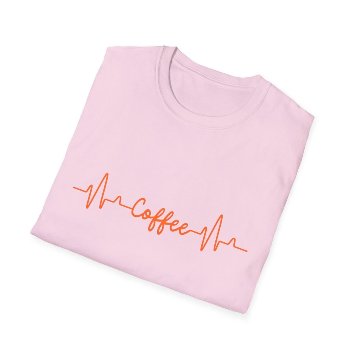 coffee heartbeat unisex t shirt — funny caffeine lover tee