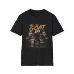 the goat era soccer unisex t‑shirt — legendary messi & ronaldo fan tee