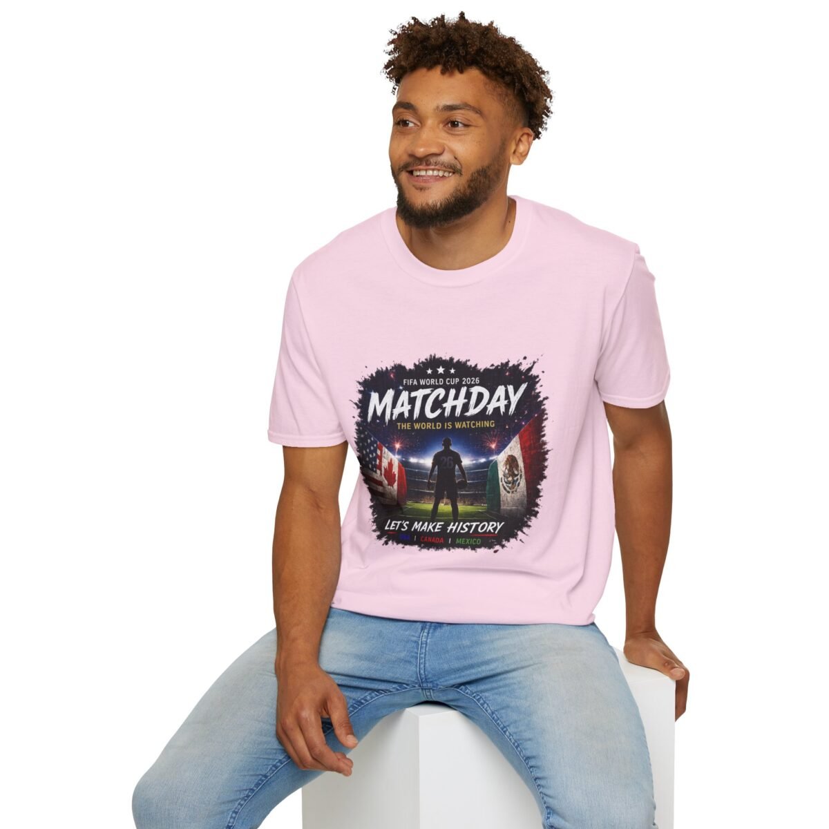 matchday soccer unisex t shirt — fifa world cup 2026 "the world is watching"