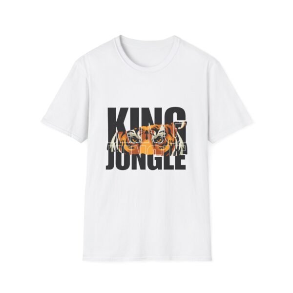 king of the jungle men t shirt — tiger graphic tee