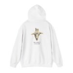 goat graphic unisex hoodie – “i’m literally just a goat” cute farm animal sweatshirt
