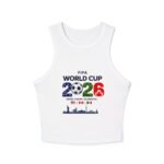 fifa world cup 2026 racer crop tank top — usa/canada/mexico soccer fan crop