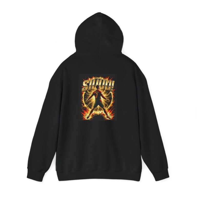 unisex hoodie 'shook' lightning figure graphic pullover