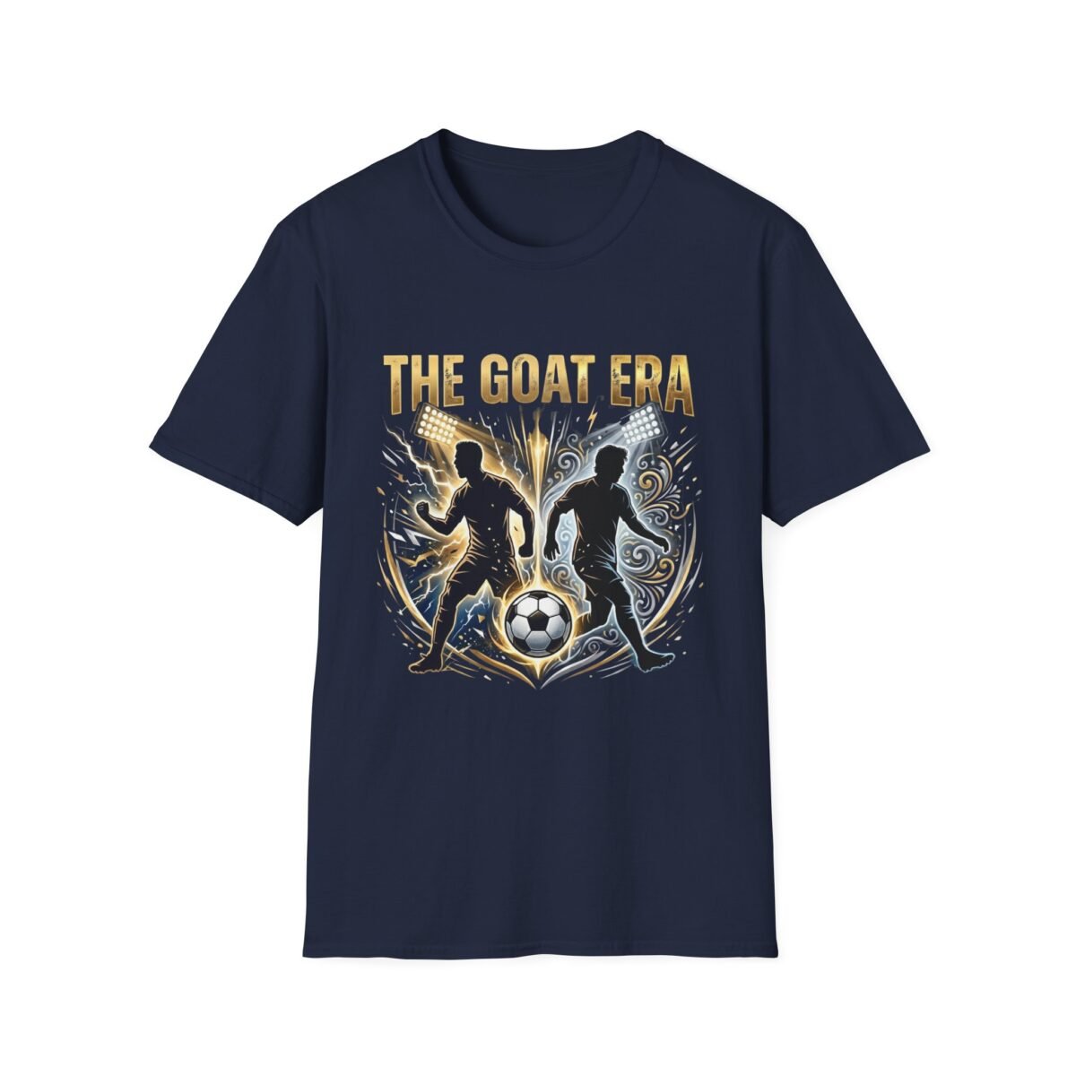 the goat era soccer unisex t shirt — bold football fan tee
