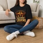 cristiano ronaldo 'living legend' unisex t shirt — soccer fan jersey