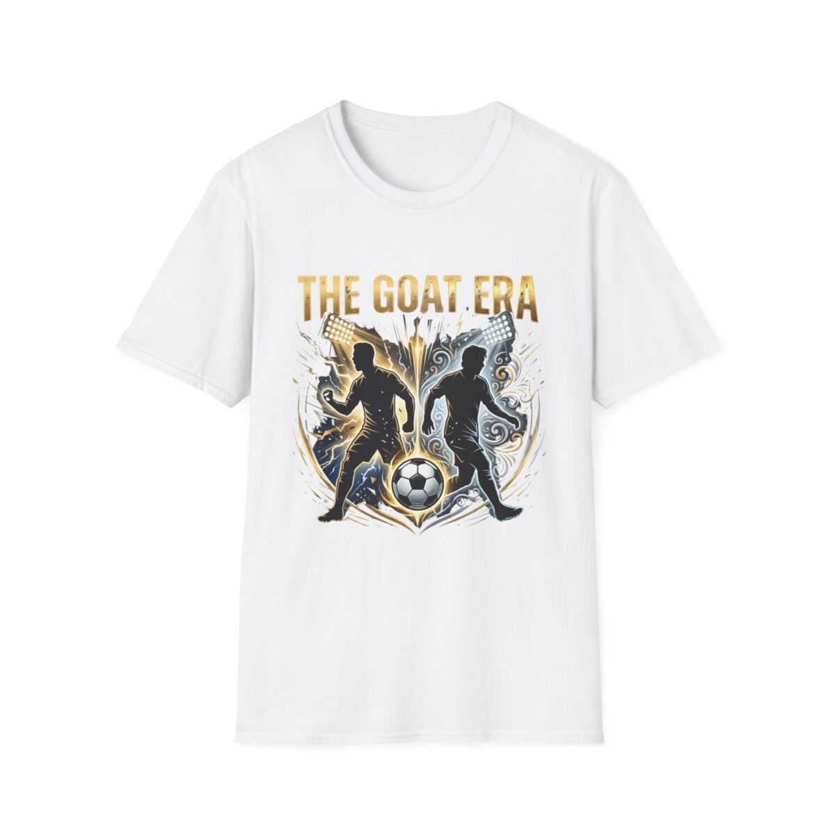 the goat era soccer unisex t shirt — bold football fan tee