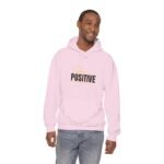 positive vibes unisex hoodie — stay positive graphic hooded sweatshirt