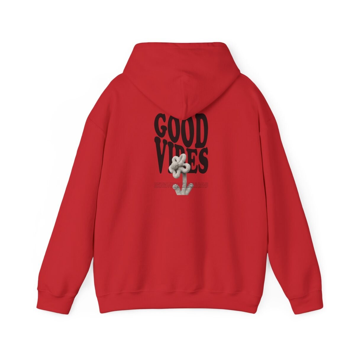 good vibes unisex hoodie — retro surfing graphic pullover