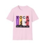 yoga connects women t‑shirt — mind body soul graphic tee