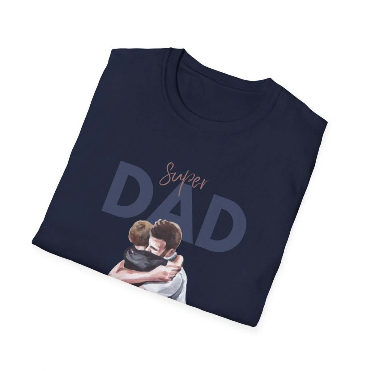 super dad unisex t shirt — father & child hug graphic tee, father’s day gift