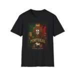 portugal crest unisex t shirt — vintage portuguese flag football supporter tee