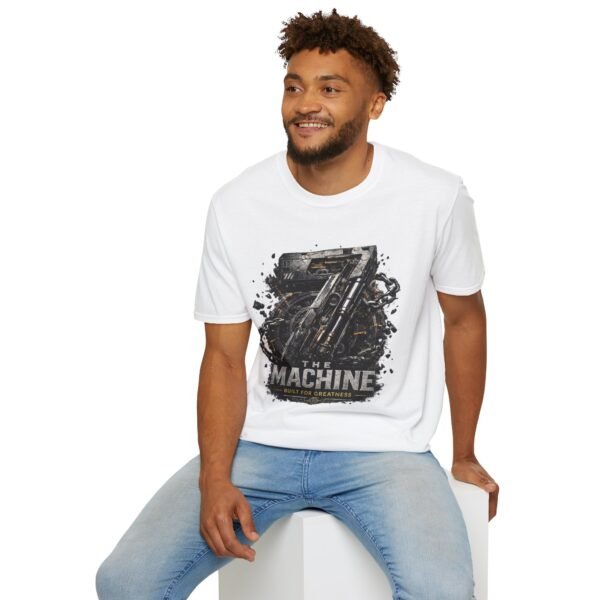 unisex t shirt — the machine vintage engine graphic tee