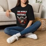 football unisex t shirt — "the world stops for football" summer 2026 fan tee