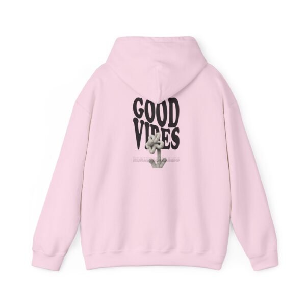 good vibes unisex hoodie — retro surfing graphic pullover