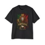 portugal football crest tee — men’s soccer jersey oversized t shirt