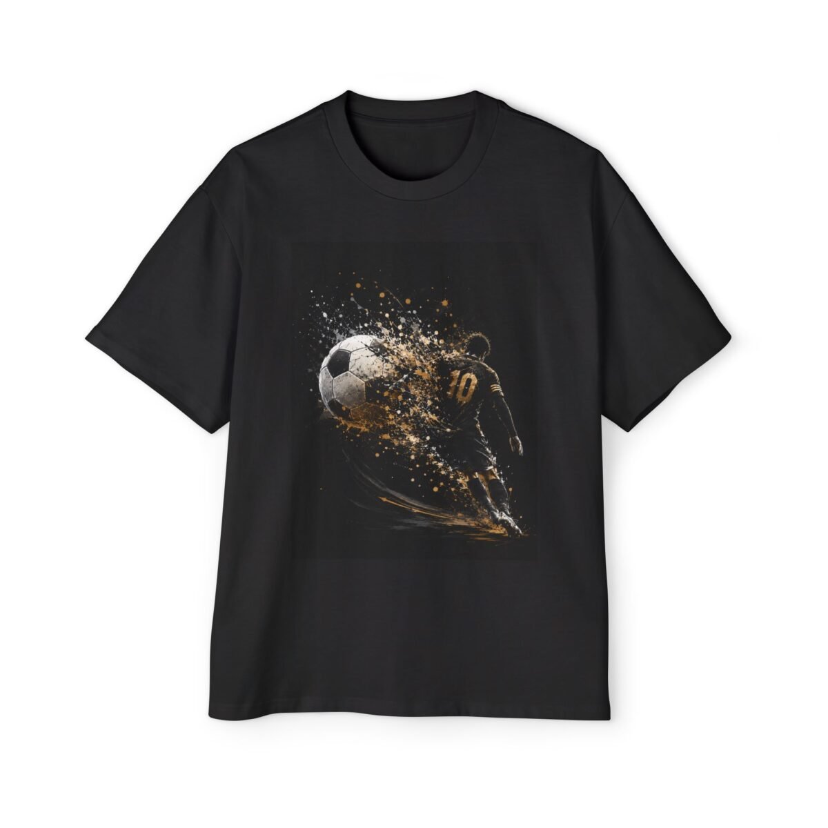 soccer explosion tee — men’s oversized football graphic shirt