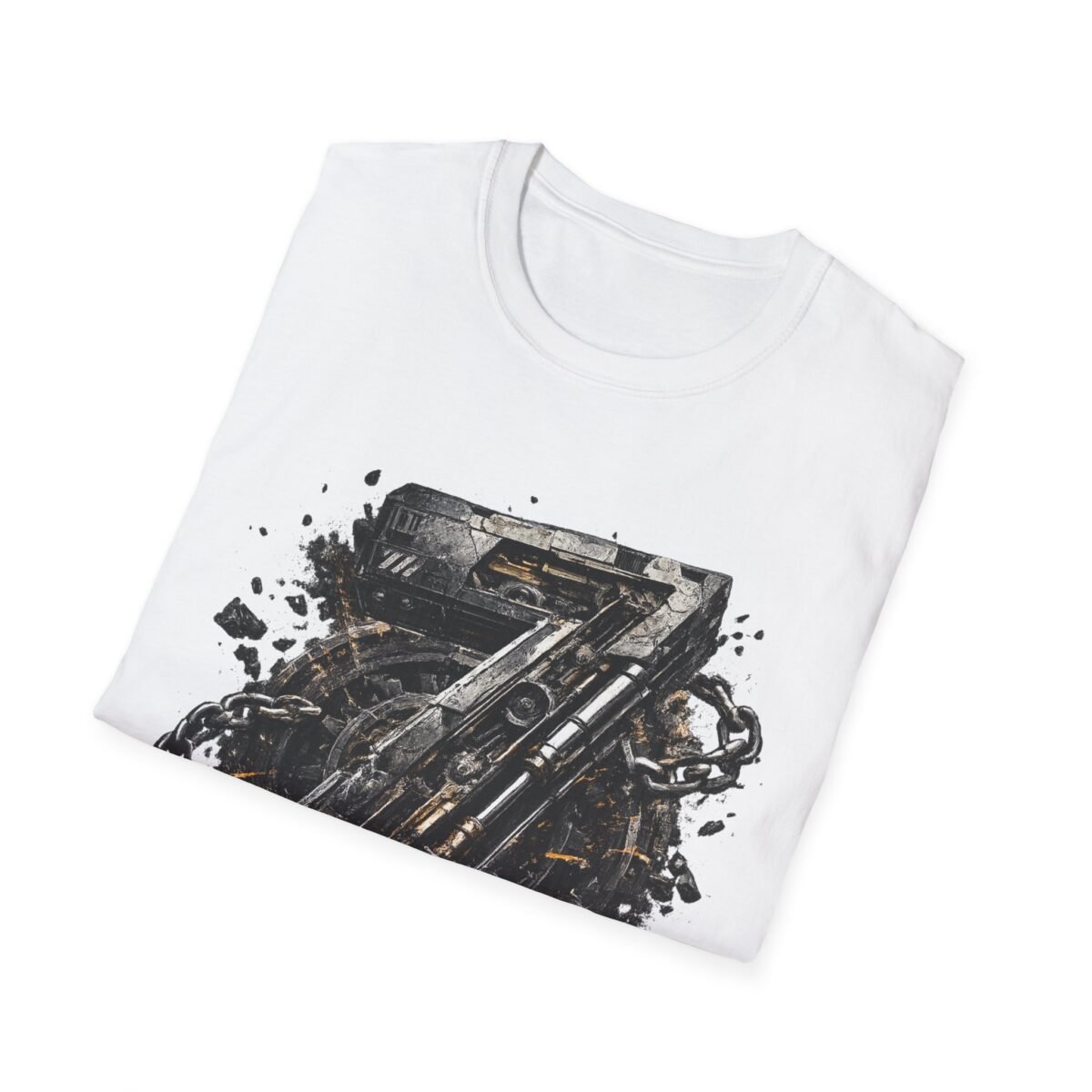 unisex t shirt — the machine vintage engine graphic tee