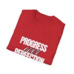 progress over perfection unisex t shirt — inspirational growth motivation tee