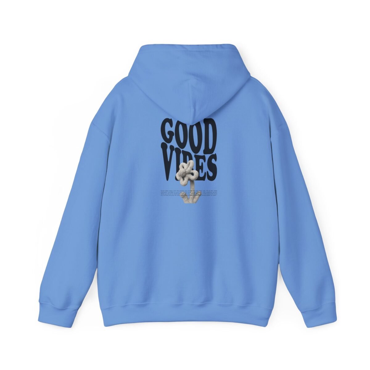 good vibes unisex hoodie — retro surfing graphic pullover