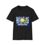 argentina futbol unisex t shirt — sun emblem soccer tee