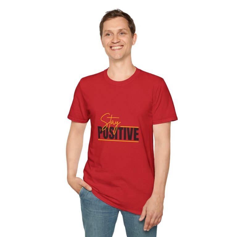 stay positive unisex t shirt — inspirational motivational graphic tee